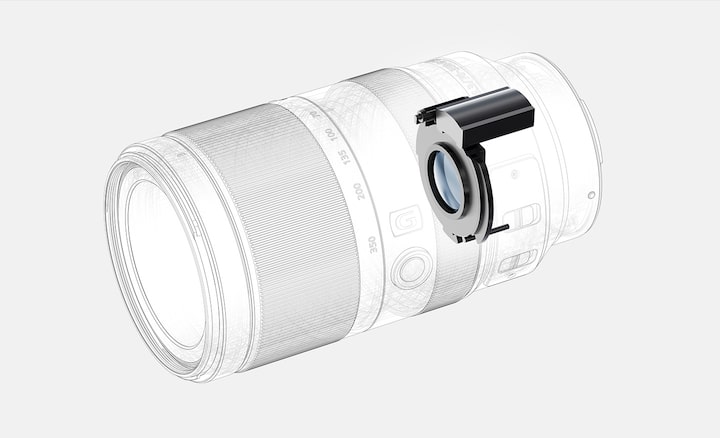 Imagen de Motor lineal XD en un lente APS-C